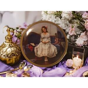 Knowles Norman Rockwell's “Waiting At The Dance" Girl Americana Decor Plate